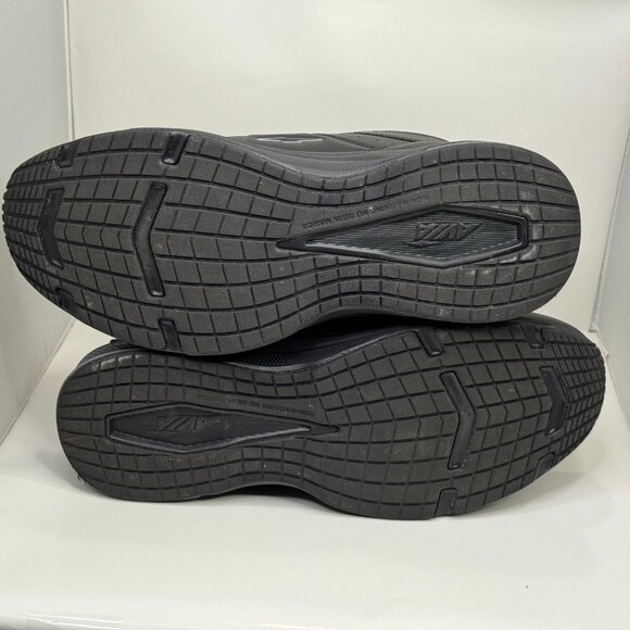 Avia Quickstep Shoes Mens 12 W Wide Black Walking Sneakers Black Memory Foam - Picture 9 of 12